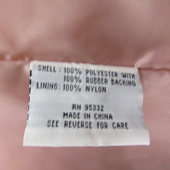 British Mist 90s Vintage Dusty Rose Pink Long Trench Coat Jacket Size 6 Small - Picture 7 of 8